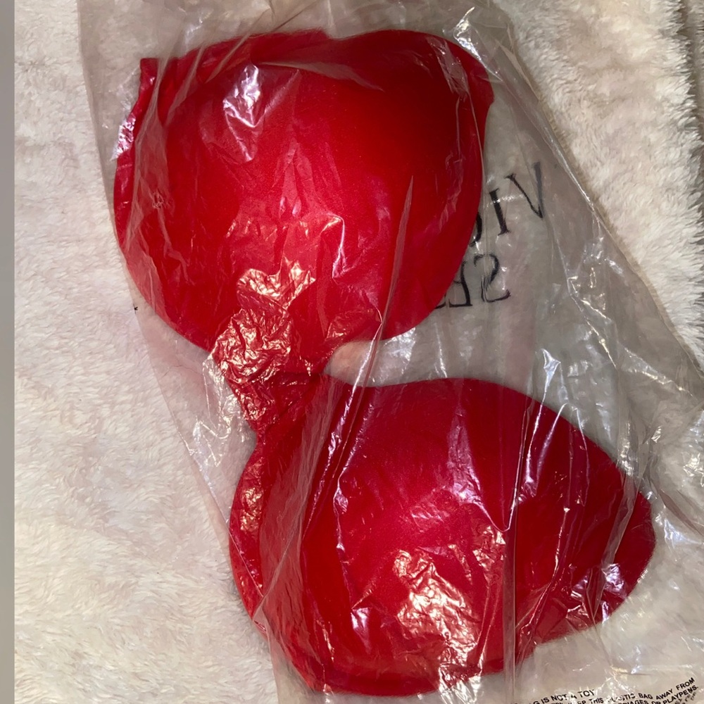 Victoria Secret red bra 38D